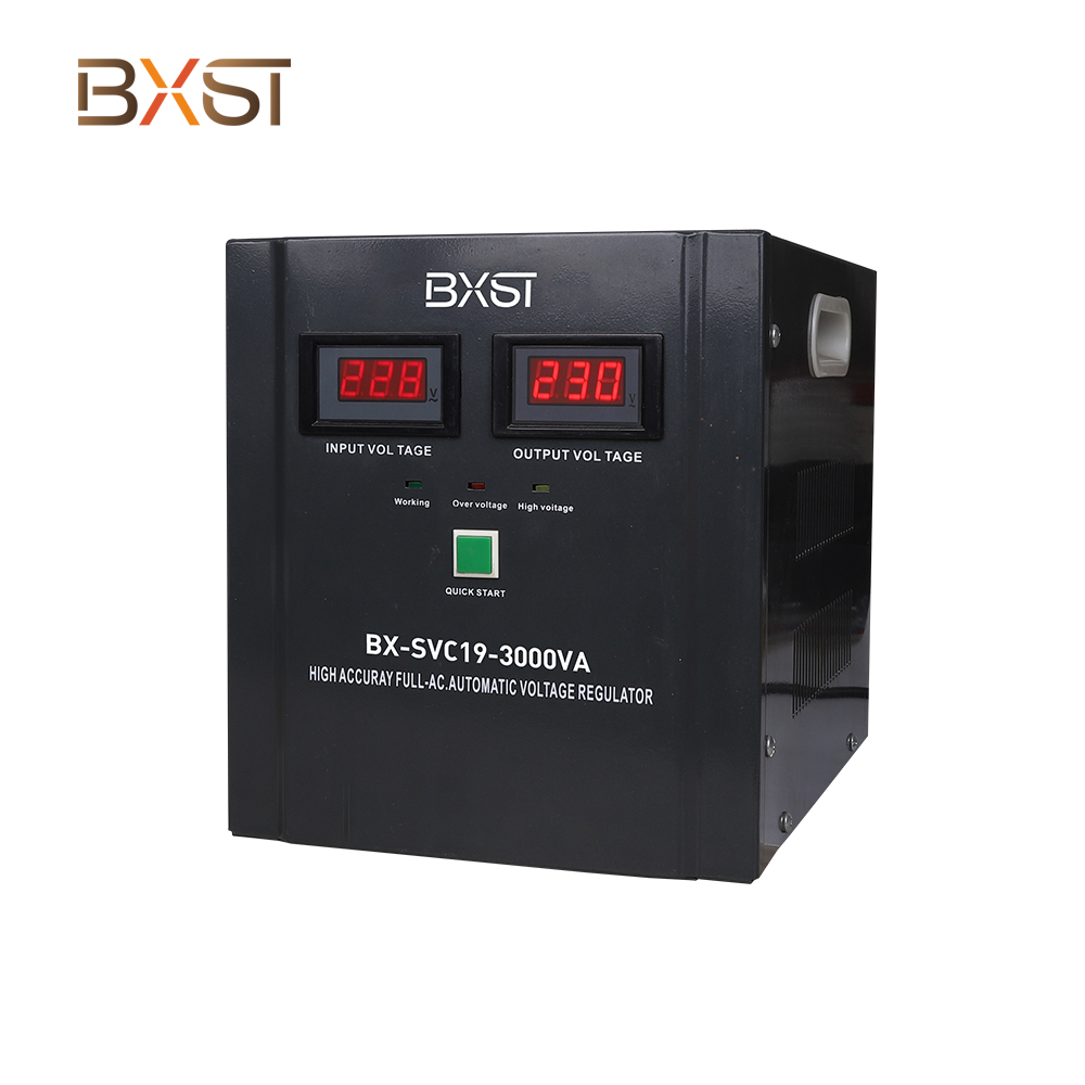 BXST DIGITAL AC مستقر صغير منظم الجهد المثبت SVC19-3000VA