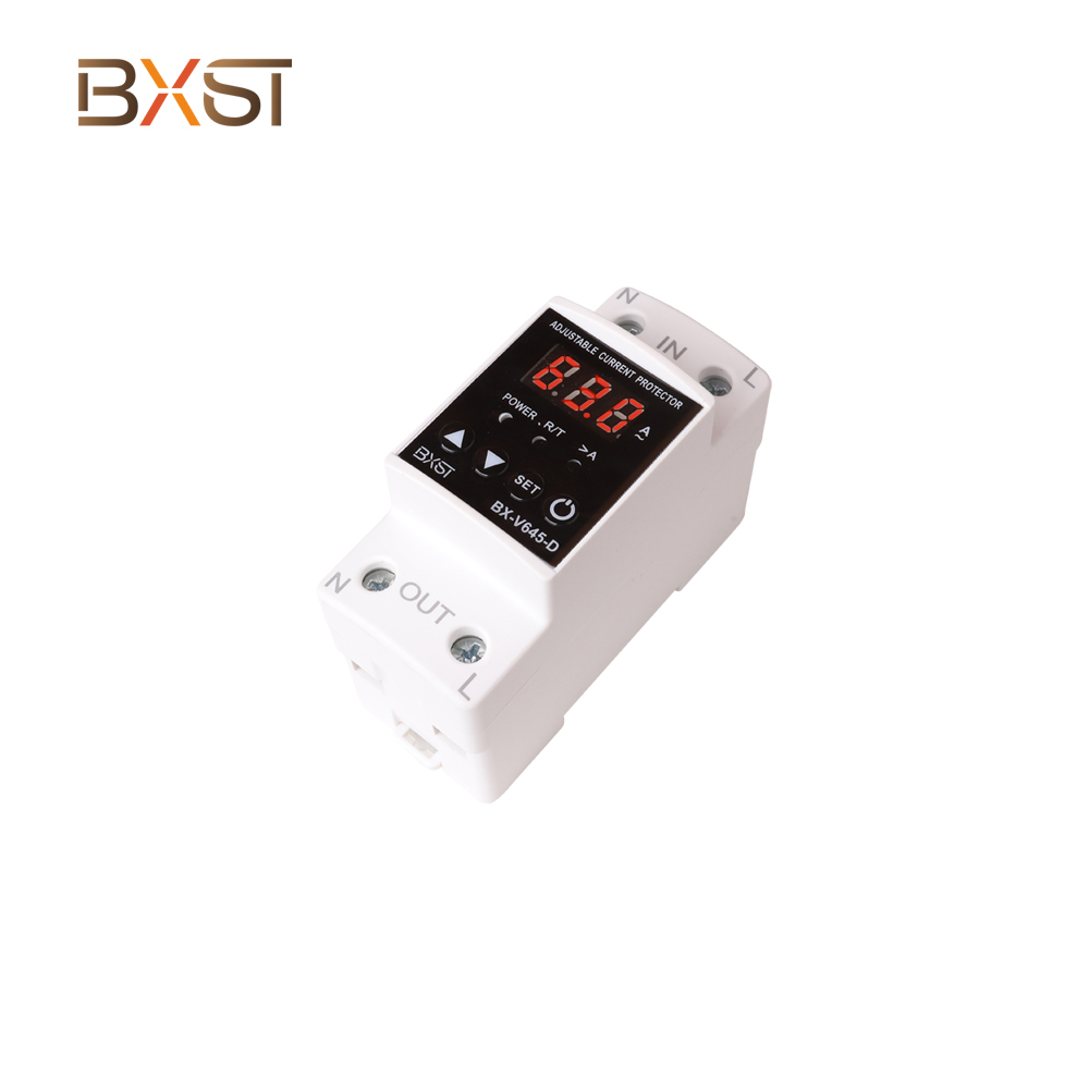 BXST AC220V 40/63A Over/Under Endage/Current Protector DIN Rail