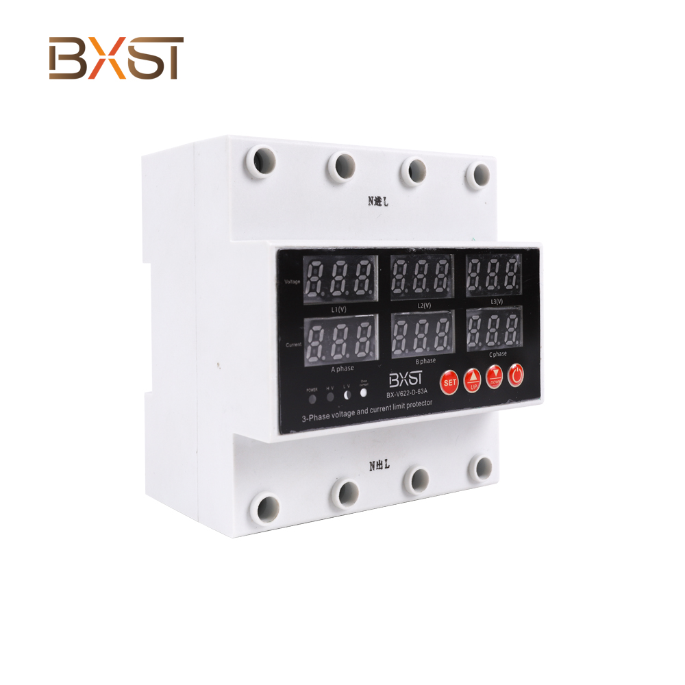 Bxst Din Rail Home 3 Phase Voltage Protector V622-D