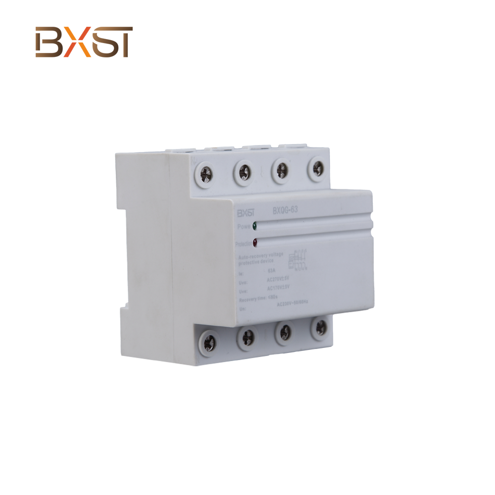 BXST DIN RAIL 230V 63A 3 Phase Voltage Protector V002