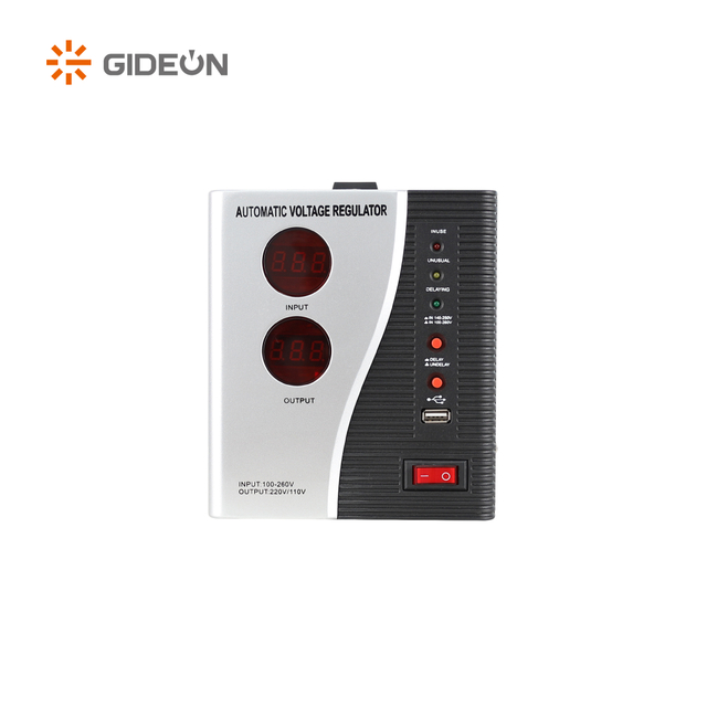 GD-AVR26 500VA-5000VA تثبيت الجهد الرقمي مع وظيفة تأخير قابل للتعديل لجهاز المنزل