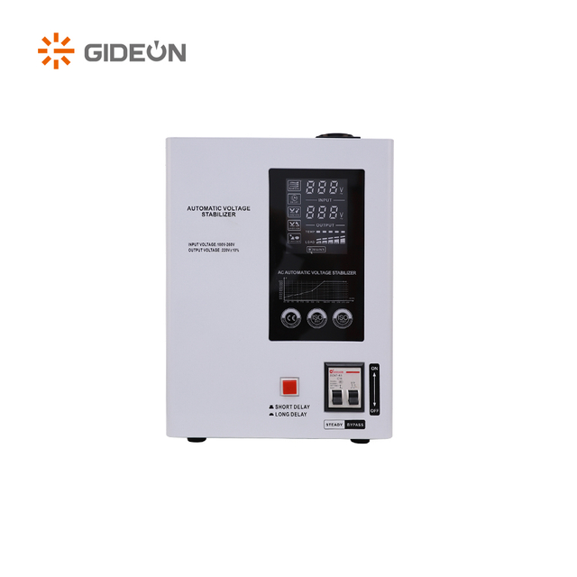 VRW33 مثبت على الجدار 220V AC مثبت الجهد التلقائي AVR الشركة المصنعة مع وظيفة التأخير 