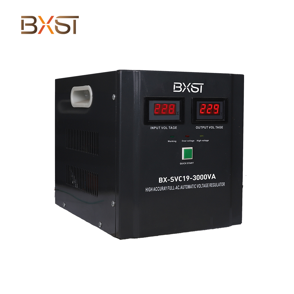 BXST DIGITAL AC مستقر صغير منظم الجهد المثبت SVC19-3000VA