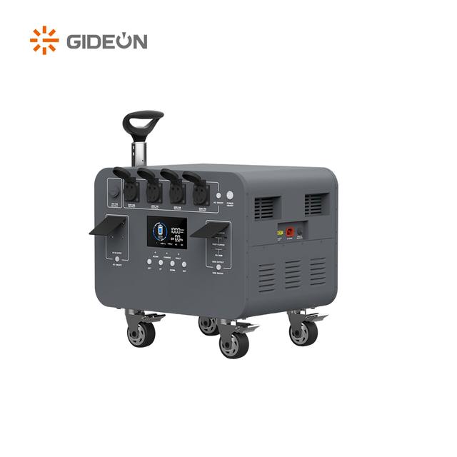 GD-SS026-5000W مزود طاقة تخزين الطاقة المحمولة مع منفذ شاحن شاحن سيارة الإدخال الشمسي