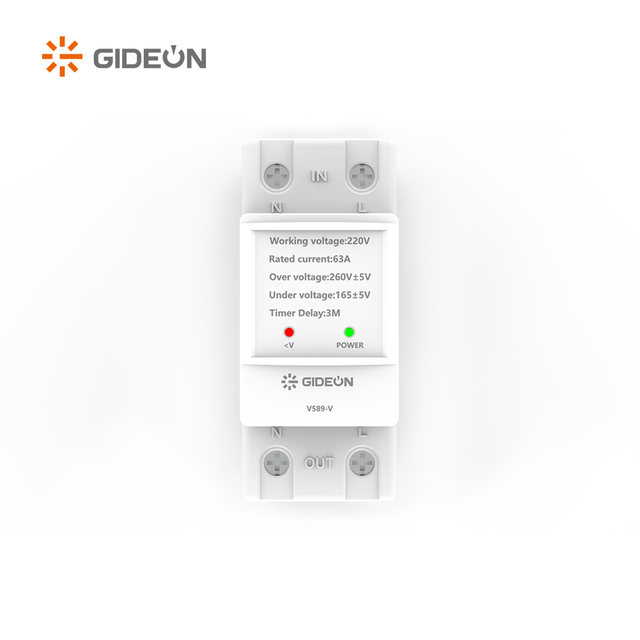 GD-V589-V DIN Rail Protage Protector مع ضوء المؤشر
